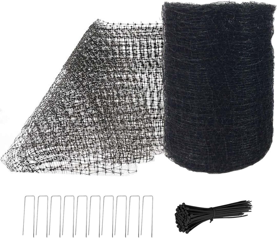 Feitore Deer Fence Netting, 7 x 100 Feet Anti Bird Deer Protection Net Reusable Protective Garden Netting for Plants Fruit Trees Vegetables Against Birds and Other Animals