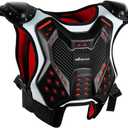 Webetop Youth ATV Chest Protector Motocross Armor Vest for Kids Dirt Bike Mountain Cycling M (M for height 4.26'-4.76')