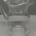 Middle Size Clear Plastic Pitcher with Lid (72 oz), Unbreakable Water Pitcher with Handle, Fridge Jug, BPA-Free, Shatter-Proof, Great for Iced Tea, Sangria, Lemonade, Juice, Milk, and More