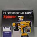 Paint Sprayer, 700W HVLP Spray Gun with Cleaning & Blowing Joints, 4 Nozzles and 3 Patterns, Easy to Clean, for Furniture, Cabinets, Fence, Walls, Door, Garden Chairs etc. VF803 (Yellow)