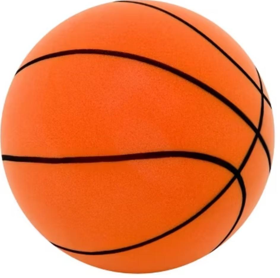 Swerve Sports Ball 8'' Silent Basketball: Shell, Sport Use Basketball