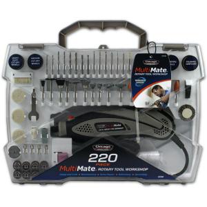 Chicago Power Tool MultiMate 220-Piece Rotary Tool Set