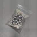 1/4-20 Nylon Insert Hex Lock Nuts Locknuts, 304 Stainless Steel 18-8, Bright Finish, 25 PCS (1/4"-20)