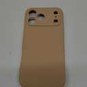 Ktele Magnetic for iPhone 17 Pro Max Case [Compatible with Magsafe] [Premium Silicone Satin-Smooth Touch] Slim Shockproof Anti-Scratch Microfiber Lining Case, 6.9 inch, Light Brown