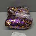 66 Ft Halloween Tinsel Garland, Mixed Color Glitter Tinsel Garlands with Orange Black Purple Bat Metallic Twist Hanging Streamers Decoration for Halloween Party Home Indoor Outdoor Decor Supply