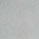 CosmoLiving by Cosmopolitan Wooden Geometric Handmade Home Wall Decor Carved Dimensional Abstract Panel Wall Sculpture, Wall Art 24" x 2" x 32", White