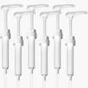 Gallon Pump Dispenser - Dispenses 1 Ounce Per Stroke - for Plastic or Glass Bottles Heavy-Duty Leak Proof for Commercial and Household Use BPA Free 38/400 (Pack of 6)