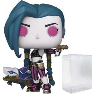 POP Funko TV: Arcane League of Legends - Jinx Vinyl Figure (Bundled with Compatible Box Protector Case), Multicolor, 3.75 Inches