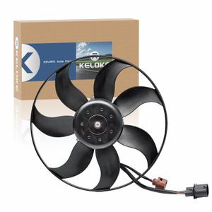 KELOKE Engine Radiator Cooling Fan Assembly Compatible with Dodge & Jeep