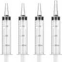 Frienda Large Plastic Syringe 4 Pack Measuring Syringe Tools Dispensing Multiple Uses (30 ml)