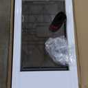 PetSafe Sliding Glass Pet Door - No-Cut DIY Install Doggy Door for Renters - Aluminum Frame - Adjustable Height 75 7/8" to 80 11/16" - Ideal for Large Dogs Up to 100 lb - White