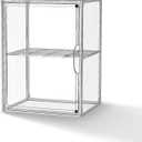 Clear Acrylic Display Case, Super Large Stackable Storage Bins Magnetic Attraction Lids, Acrylic Box with Compartment Divider for Collectibles, Figures, Cosmetic, Purse, Handbag, Wallet, 1 Pack