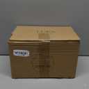 LUKA Ceramic Rustic Farmhouse Vase, 9.2 inch Whitewashed Terracotta Vase, Pottery Decorative Flower Vases,Clay Decorative Vases for Home Decor, Table, Living Room, Shelf, Mantel Decoration