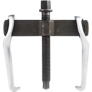 2-Jaw Gear Puller 4 Inch, Adjustable Two Jaws Bearing Puller for Pulley Flywheel Gear Removal – Heavy Duty Steel Puller Tool for Internal & External Use, Non-Slip Grip with Hexagonal Screw