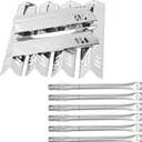 Grill Replacemen Parts for Outdoor Gourmet 6 Burner Gas Grill GR2205720-OG-00 FSOGBG1108 GR2205723-OG-00 162193 GR2205501-OG-00 GR2323101-OG-00 Flame Tamer Heat Plates Burner Tubes