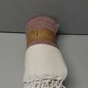 SMYRNA TURKISH COTTON Throw Blanket Vintage Series, Outdoor Blankets, Throws and Blankets for Couch, Sofa, Bed, Chair, Beach Picnic, Travel Boho Turkish Blanket Throw (Blush Pink, 60"x80")