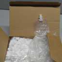 100 Pcs Plastic Flasks Disposable Drink Pouches Clear Juice Bags Salsa Leakproof Squeeze Pouches for Travel (1.7 oz)