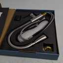 FEELSO Kitchen Faucets with Pull Down Sprayer, High Arc Stainless Steel Single Handle Kitchen Sink Faucet, 1 or 3 Hole Brushed Nickel Water Faucets for Farmhouse Laundry Camper Rv Bar