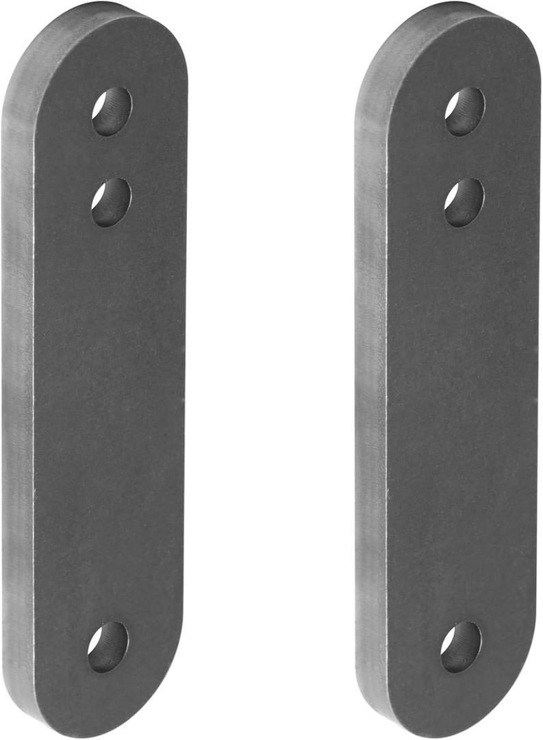 1 Pair Universal Adjustable Leaf Spring Shackles, 8" Long x 2" Wide, 1/2" Hole, 3/8" Thick, for Off-Road & Trailers