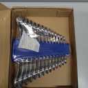 14-Piece Premium Angle Head Open End Wrench Set, Chrome Vanadium Steel | Include Standard Inch Sizes 3/8, 7/16, 1/2, 9/16, 5/8, 11/16, 3/4, 13/16, 7/8, 15/16, 1, 1-1/16, 1-1/8, 1-1/4 with Storage Rack, SAE 14-Piece Set