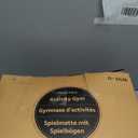 Blissful Diary Baby Play Gym & Activity Mat, Oversize Leaf Shaped Baby Play Mat W 6 Detachable Toys, Tummy Time Mat Promote Motor Skills & Sensory Development Mat, Newborn Infant Baby Essentials Gift