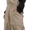 GSOU SNOW Men Snow Pants Snowboard Bibs Baggy Women Ski Pant Snow Bibs Overalls Waterproof Windproof Insulated, Size XL