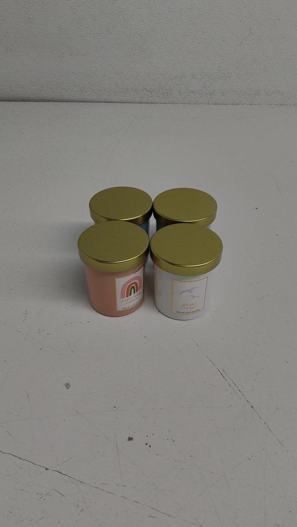4 Pack Wax Aroma Candles