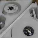 Low Profile Ceiling Fans with Lights and Remote Control, 52" White Ceiling Fans with Reversible Quiet Motor, Modern Flush Mount Ceiling Fan Light for Indoor&Outdoor with Cover