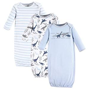 Touched by Nature Unisex Baby Organic Cotton Gowns, Dino, 0-6 Months US Touched by Nature Unisex Baby Organic Cotton Gowns, Dino, 0-6 Months US