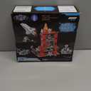 Space Exploration Shuttle Toys, 12-in-1 STEM Aerospace Building Kit Toy, Rocket Building Kit Toy with Launcher, Astronauts, Airplane Rocket, Gift for 6 7 8 9 10 11 12+ Years Old, 855 Pcs