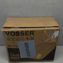 VOSSER Twin Air Mattress with Built-in Pump, Fast & Easy Inflation/Deflation Inflatable Mattress, Foldable Blow Up Mattress with Storage Bag, Inflatable Bed for Home, Camping & Guests (Twin XL 15''(Standard Height))