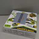 Dinosaur Toys,Create A Dinosaur World Road Race,Flexible Track Playset and 2 pcs Cool Dinosaur car for 3 4 5 6 Year & Up Old boy Girls Best Gift (Green)