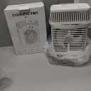 Portable Air Conditioners, 4-IN-1 Personal Evaporative Air Cooler with Remote, 3 Speeds & 3 Mist, 7-Color Night Light, 2-8H Timer, 1200ML Mini Air Conditioner Cooling Fan for Bedroom Office Home