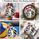 Volleyball Christmas Ornament 2025 - Sport Ornament for Boy Girl, Volleyball Gifts for Player Coach Team Friend, Wooden Christmas Ornaments for Tree Decor - Holiday Keepsake & Xmas Gift Exchange Idea