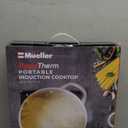 Mueller RapidTherm Portable Induction Cooktop Hot Plate Countertop Burner 1800W, 8 Temp Levels, Timer, Auto-Shut-Off, Touch Panel, LED Display, Auto Pot Detection, Child Safety Lock, 4 Preset Programs