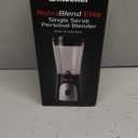 Mueller Smoothie Blender for Smoothies - Personal Blender for Shakes, Frozen Drinks, Baby Food & More, 15oz Travel Cup and Lid, Durable Stainless Steel Blades for Powerful Blending Performance, Black