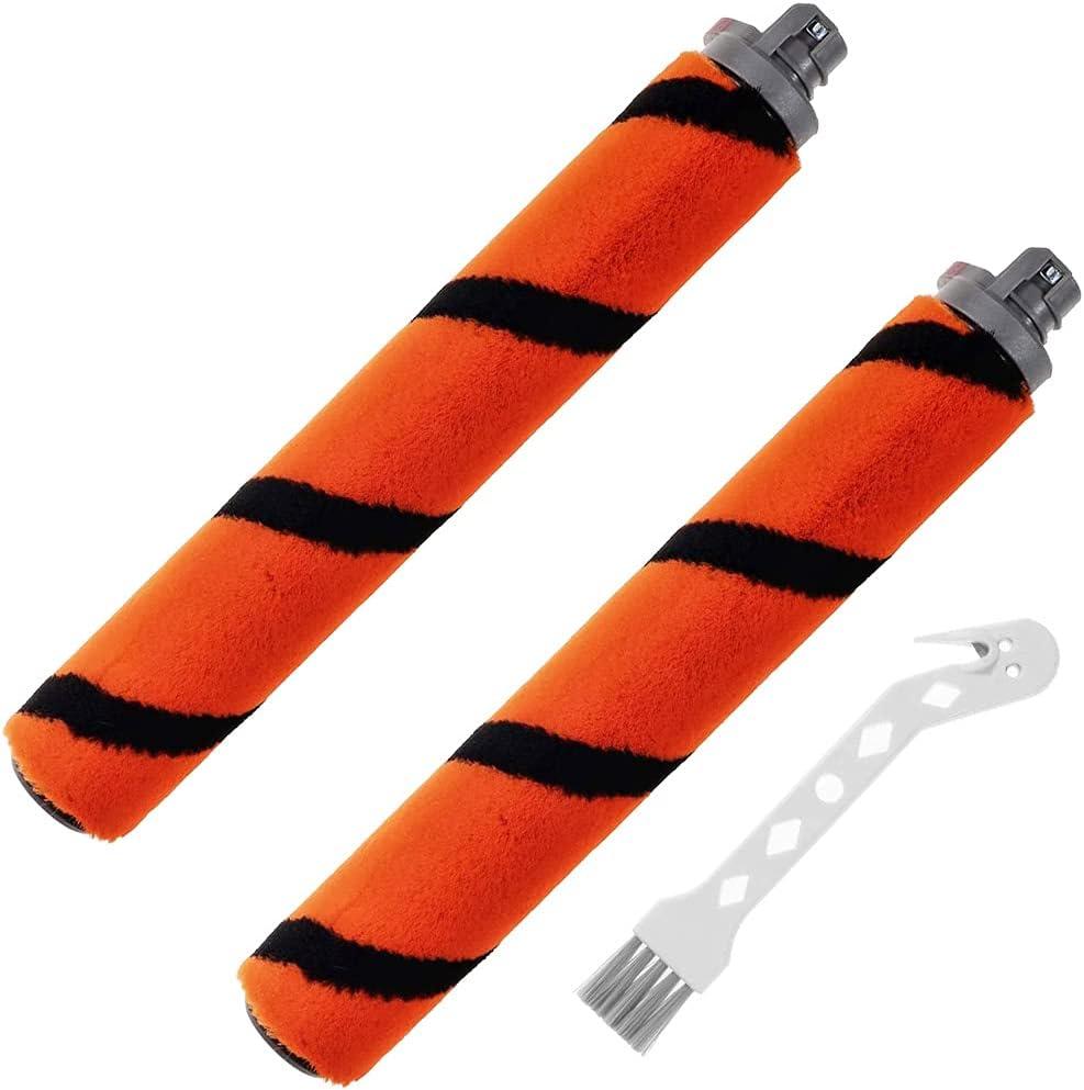 Ytaland Soft Brush Roll Replacement Compatible with Shark Flex DuoClean HV390, HV391, HV392, IC205 IF200 IF201 IF202 IF203Q IF205 IF251 IF252 IF281 IF282 IF285 IR141 IR142 UF280 Vacuum (2 Pack)