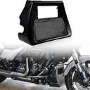 Black Front Chin Spoiler Radiator Cover for Harley CVO Road Street Glide 2023-2026 FLHX FLTRX FLTRXSTSE 2024-2026 FLHXSTSE 2026-later Accessories, Replace# 57200457