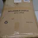 PZGEQ Bounce House, Inflatable Bounce Castle with Ball Pit for Kids 3-12, Blow Up Jumping Castle with Slide, Obstacles, Climbing Wall, Inflatable Bouncy Castle Jump House for Indoor Outdoor Backyard