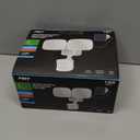 Feit Electric Outdoor Dual Head Solar LED Security Light, Motion Sensor, Dusk to Dawn Photocell Sensor, 5000K Daylight, Weather & Rust Resistant, 1200 Lumen, 50,000-Hour Lifetime, S9.5/1200/850/SOL/WH