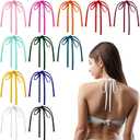 Eurzom Halter Neck Bathing Suit Straps Replacement Adjustable Swimsuit Straps Detachable for Women Girls Multicolor