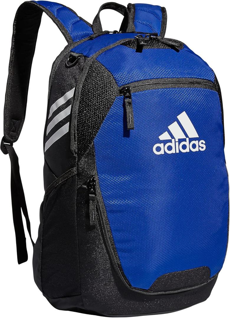 adidas Stadium Team Sports Backpack for Men and Women (36l) Durable Athletic Laptop Bag, Royal Blue/3.0, One Size
