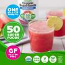 Orgain Organic Greens Powder + 50 Superfoods, Berry - 1 Billion Probiotics for Digestive Health, Antioxidants, Vegan, Plant-Based, Gluten-Free, Non-GMO, Green Juice & Smoothie Drink Mix - 0.62lb (EXP 08/07/27)