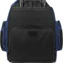 World Traveler Transworld 22-Inch Carry-On Rolling Backpack, Navy
