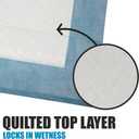 BV Puppy Pads Leak-Proof 100 Count 22"x 22" - Absorbent Pee Pads for Dogs with 6-Layer Design, Rapid Dry Sheet & Built-in Attractant - Dog Pad with Odor Control, Perfect for Puppies & Senior Dogs