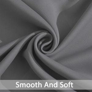 Room Darkening, Noise-Reducing, Thermal Insulated – Energy-Efficient Window Treatment for Bedroom, Living Room & Home Office – 1 Panels, Dark Grey, 52W x 84L Inch Gray