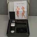 Deep Tissue Massage Gun, Portable Percussion Muscle Massager with 30 Speeds & 6 Attachments, Handheld Electric Back & Neck Massager for Pain Relief (Light Gray)