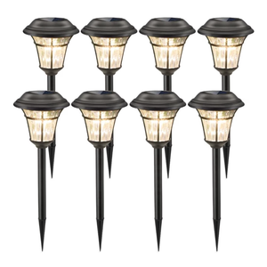 MAGGIFT Solar Pathway Lights Outdoor, Halloween Decorations, IP65 Waterproof, LED Garden Landscape Lighting for Yard Patio Walkway Driveway, 8 Pack