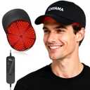 CAYAMA Red Light Hair Growth Cap  Red Light Therapy for Hair Growth Appearance, Adjustable Fit & Remote Control, At-Home Scalp Care for Men & Women