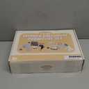 Wooden Dollhouse Furniture Set, Sanlebi Doll House Accessories and Furniture, Miniature Furniture Including 5 Room Kits, Pretend Play Toy Gift for Boys Girls Toddler 3+